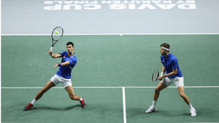Novak Djokovic, eliminado Copa Davis 2021. Foto: gettyimages