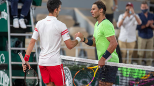 Novak Djokovic y Rafael Nadal. Fuente: Getty
