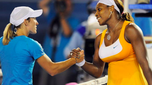 Justinene Henin y Serena Williams. Fuente: Getty