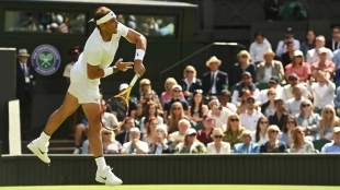 Seguimos EN DIRECTO el Rafa Nadal - Ricardas Berankis de 2R de Wimbledon 2022. Foto: Getty