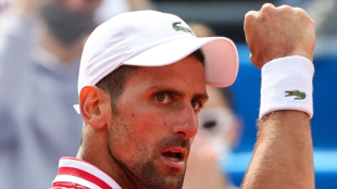 Novak Djokovic en el Serbia Open. Foto: Getty