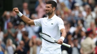 Novak Djokovic analiza el tenis del pasado. Foto: gettyimages