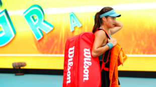Emma Raducanu en el Miami Open. Fuente: Getty