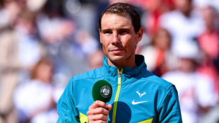 Rafael Nadal en su último partido del año. Fuente: Getty