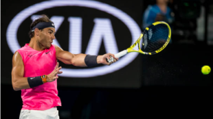 Rafael Nadal gana a Federico Delbonis en Open Australia 2020. Foto: gettyimages