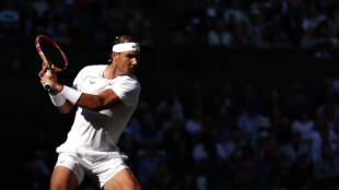 Rafael Nadal en Wimbledon 2022. Foto: Getty