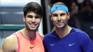 Alcaraz confiesa cómo fue su primer encuentro con Nadal. Foto: Gettyimages
