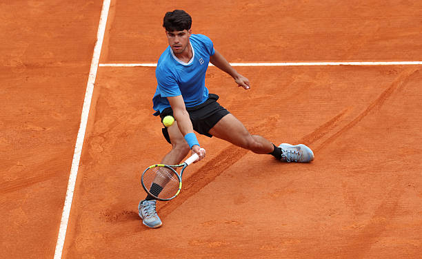 Alcaraz at Monte Carlo 2026.