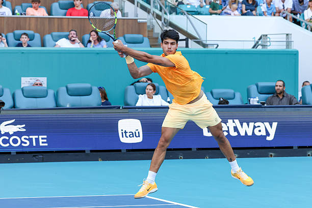 Carlos Alcaraz durante el Miami Open 2026.