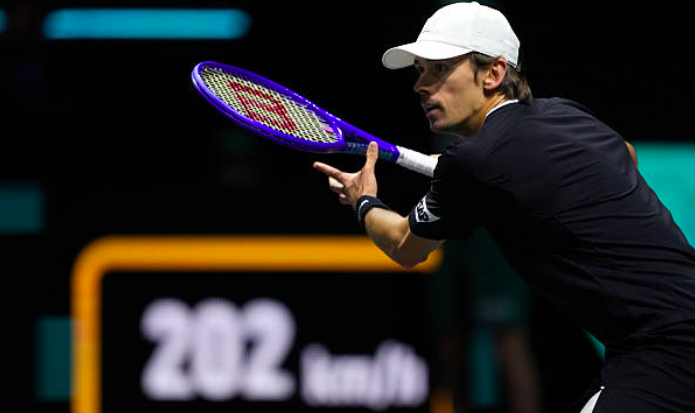 Alex De Minaur advances to the 2026 Rotterdam final. Source: Getty
