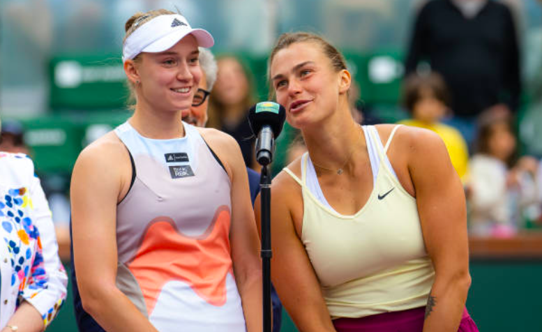 Elena Rybakina y Aryna Sabalenka vuelven a ver en una final de Indian Wells. Fuente: Getty