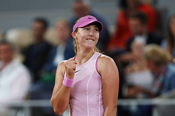 Mirra Andreeva durante Roland Garros 2026.