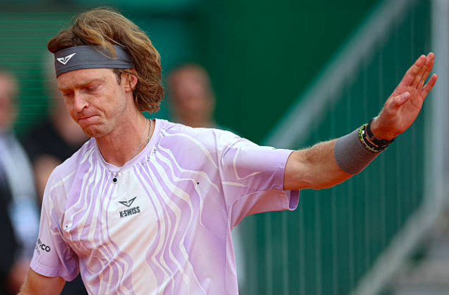 Andrey Rublev explica por qué es más difícil ganar en tierra batida. Fuente: Getty