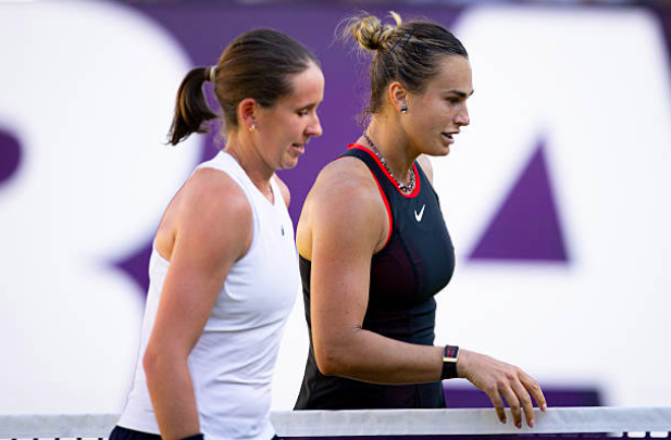 Aryna Sabalenka et sa grande victoire contre Bartunkova à Berlín. Source: Getty