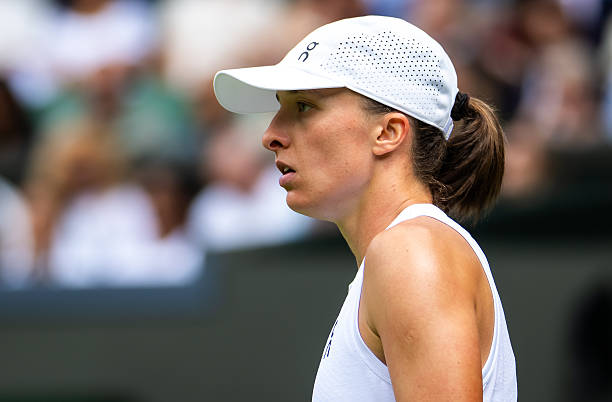 Iga Swiatek en Wimbledon 2026.