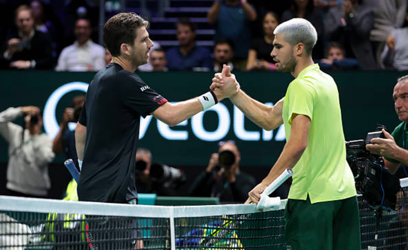 Cameron Norrie derrotó a Carlos Alcaraz en París. Fuente: Getty