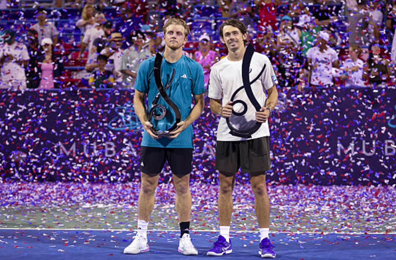 Trophy ceremony at the Washington 2025 ATP 500