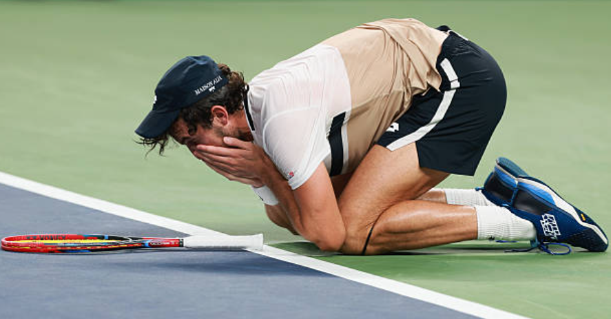 Vacherot, celebrando una victoria. Foto: Getty