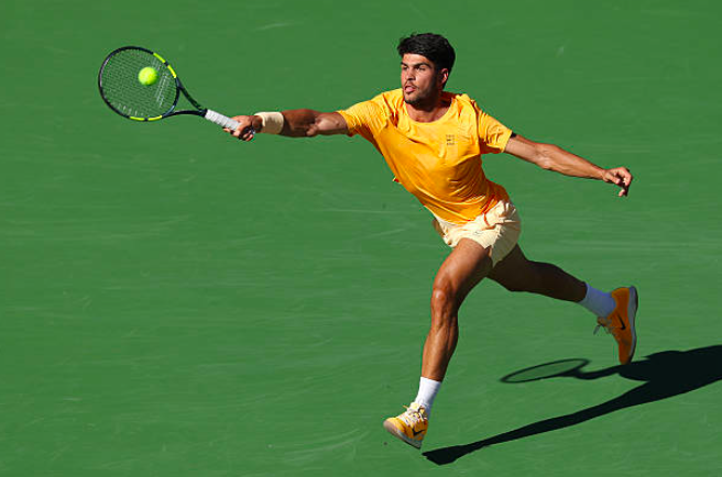 Carlos Alcaraz, eliminado año en Indian Wells 2026. Fuente: Getty