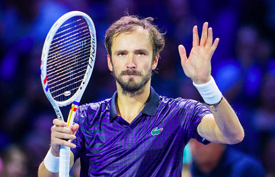 Daniil Medvedev in his last tournament in Vienna. Source: Getty