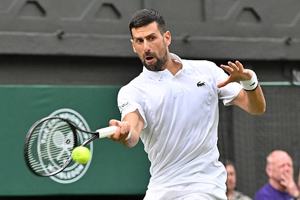 Novak Djokovic en Wimbledon 2026.