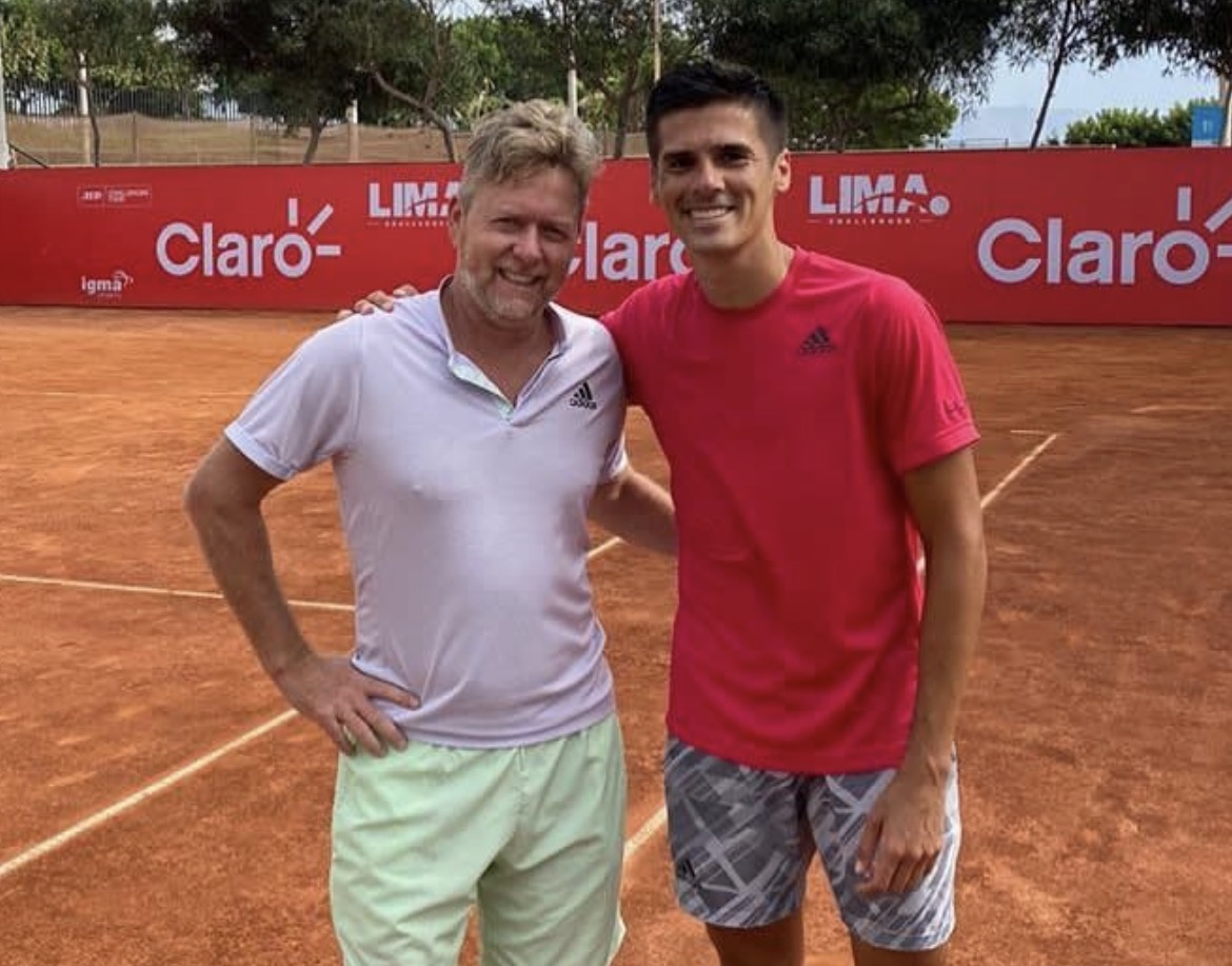 Andrés Schneiter en su etapa junto a Fede Coria. Fuente: IG