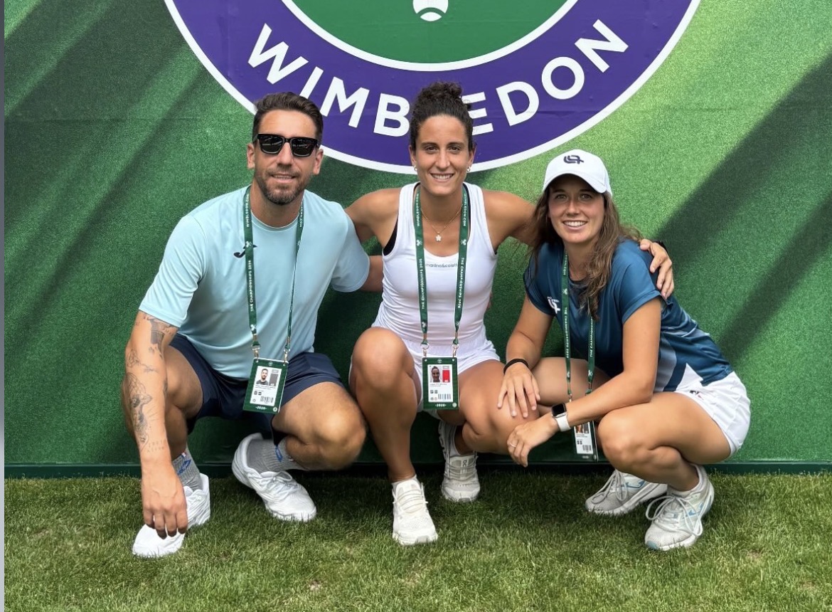 Ángela Fita se acuerda de su gente antes de debutar en Wimbledon 2026. Fuente: Punto de Break