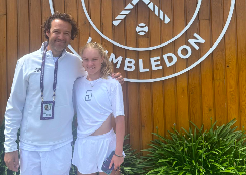 Carlos Cuadrado and Emerson Jones at Wimbledon. Source: Punto de Break