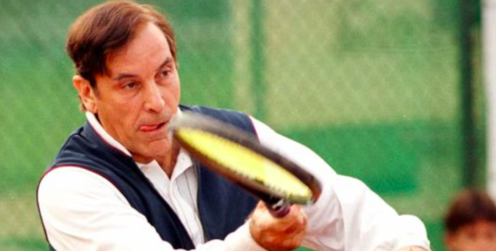 Juan Gisbert playing after retirement. Source: Getty