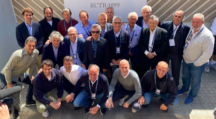 Meeting of former Davis Cup players at the Conde de Godó 2026. Source: Punto de Break