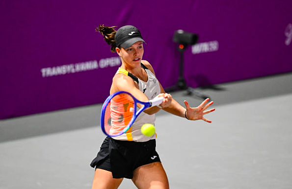 Kaitlin Quevedo compitiendo en 2026. Fuente: Getty