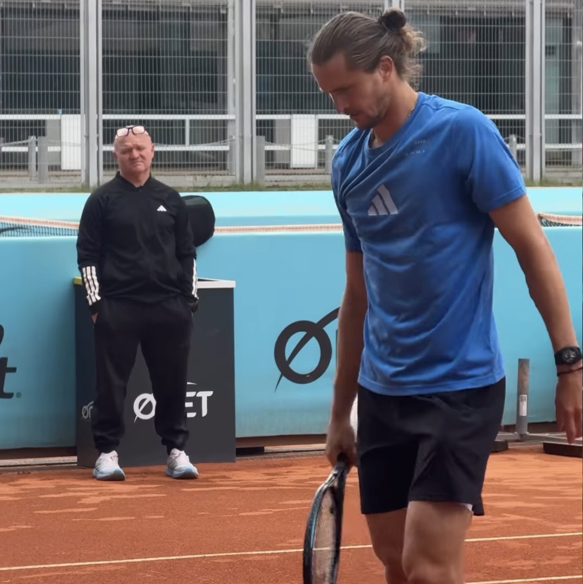 Ramón Punzano, dernière recrue dans l'équipe de Zverev. Source: TennisTV