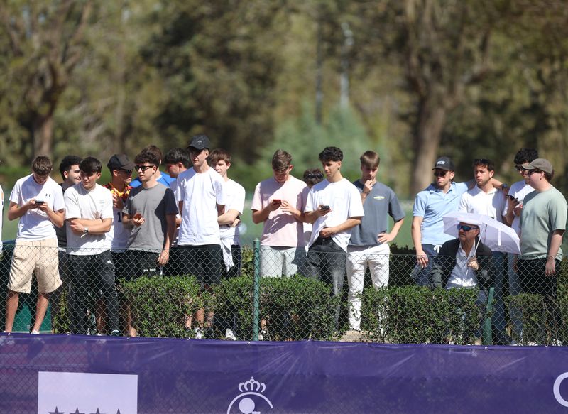 Los apostadores en el Challenger de Madrid. Fuente: FTM