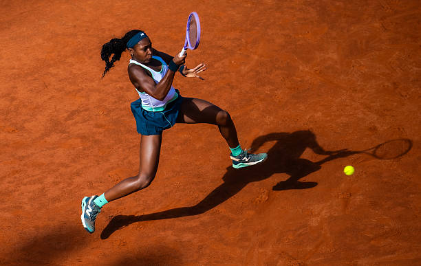 Gauff durante el ATP Roma 2026.
