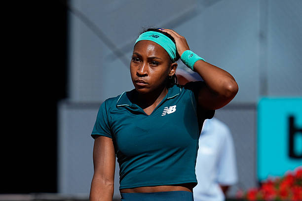 Gauff durante el Mutua Madrid Open 2026.