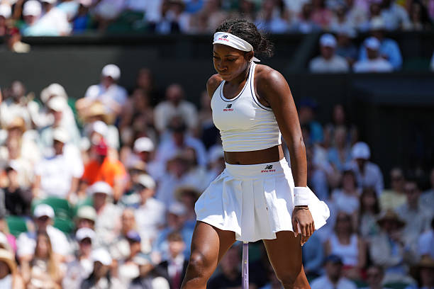 Coco Gauff à Wimbledon 2026.
