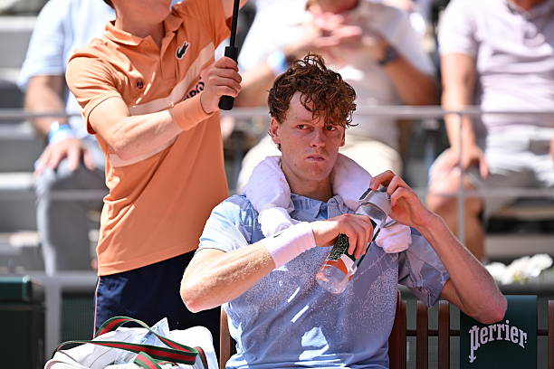 Jannik Sinner during Roland Garros 2026.