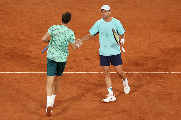 Marcel Granollers y Horacio Zeballos en Roland Garros 2026.