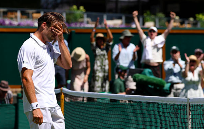 Arthur Fery, el único superviviente británico en tercera ronda de Wimbledon. Fuente: Getty