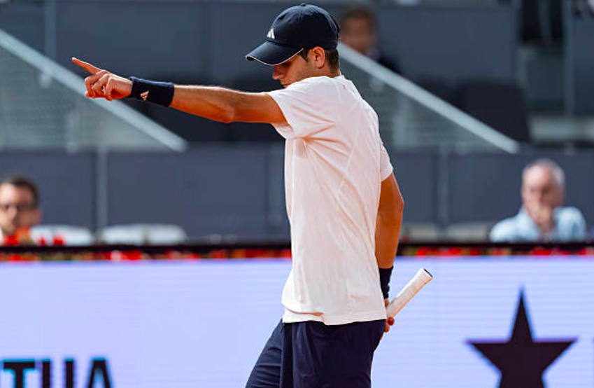 Rafael Jódar debutará en el Masters de Roma contra Nuno Borges. Fuente: Getty