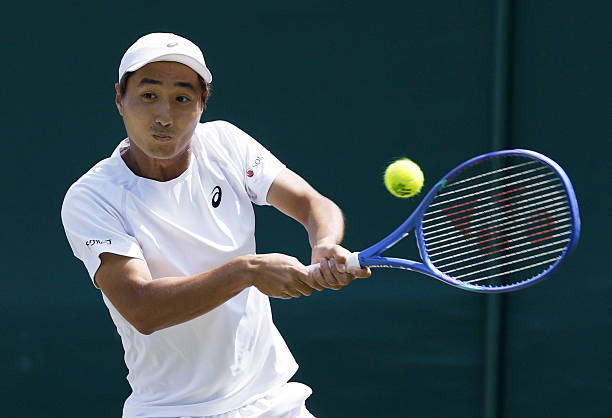 Shintaro Mochizuki en Wimbledon 2026.