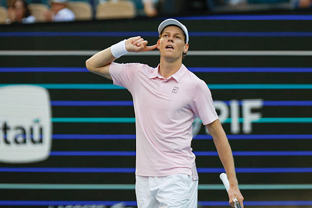 Sinner during the Miami Open 2026.