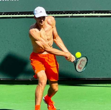 Hubert Hurkacz sorprende con su increíble cambio físico. Fuente: Twitter