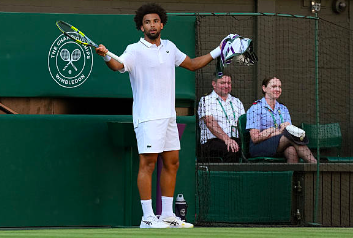 Arthur Fils, una de las grandes decepciones del tenis francés en Wimbledon. Fuente: Getty