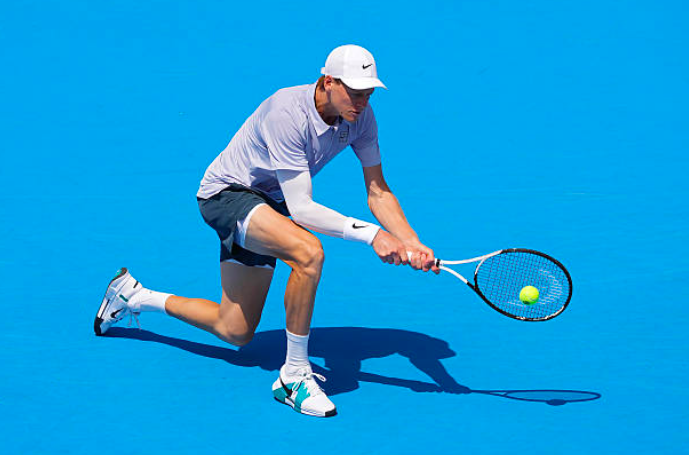 Jannik Sinner en su debut en el ATP Cincinnati 2025. Fuente: Getty
