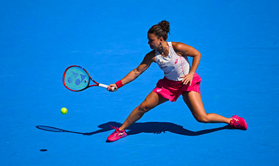 Jasmine Paolini en su debut en WTA Cincinnati 2025. 