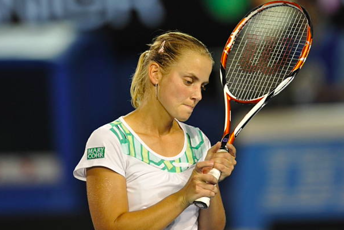 Jelena Dokic regresó en 2009 al Open de Australia. Fuente: Getty