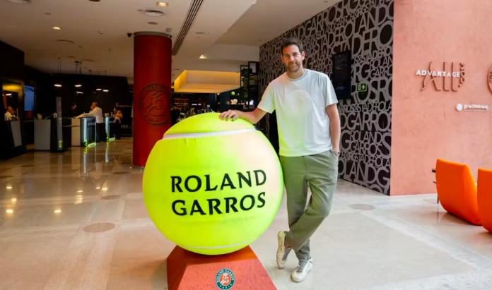 Juan Martín Del Potro, ambasciatore di Roland Garros Junior. Fonte: RG