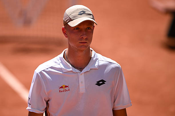 Martín Landaluce durante Roland Garros 2026.