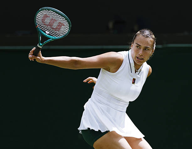 Aryna Sabalenka en Wimbledon 2026.